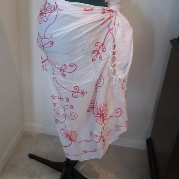 Wayan Natural Wear Sarong Scarf Wrap - Picture 1 of 4